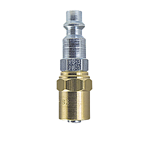Foster 71-3 M Style 1/4" Body X 3/8" ID Push-On Hose Barb Air Fitting, Steel, Made In USA